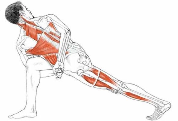 Pose de yoga rotative pour perdre du poids